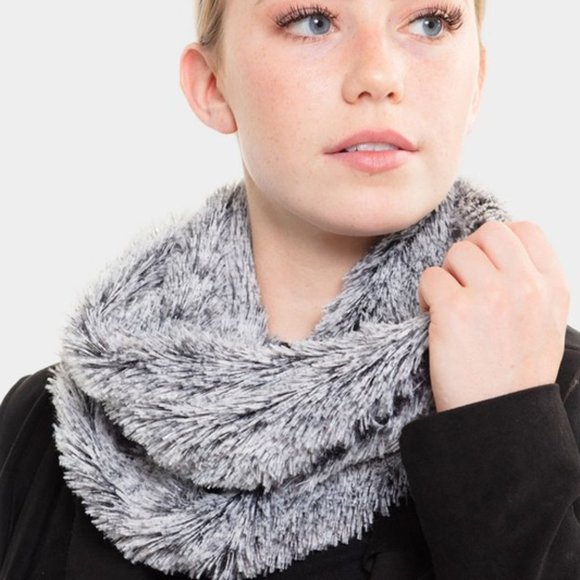 Faux Fur Infinity Scarf - Picture 2 of 6